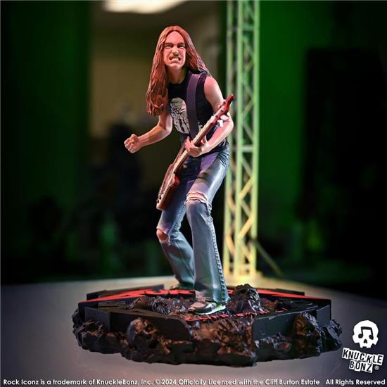 Metallica: Cliff Burton II Rock Iconz Statue 22 cm