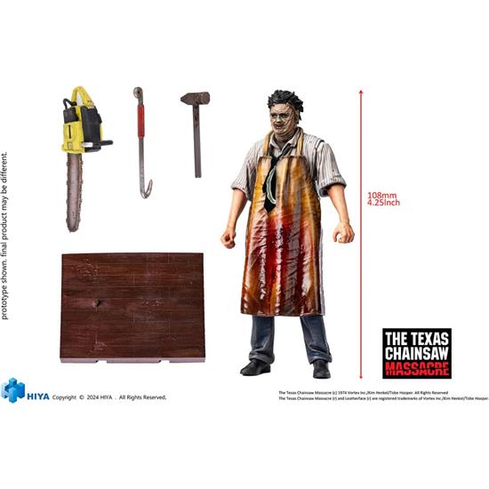 Texas Chainsaw Massacre: Leatherface Killing Maske (1974) Exquisite Mini Action Figure 1/18 11 cm