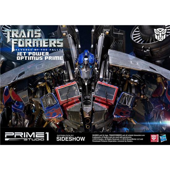 Transformers: Transformers Revenge of the Fallen Statue Jetpower Optimus Prime 93 cm