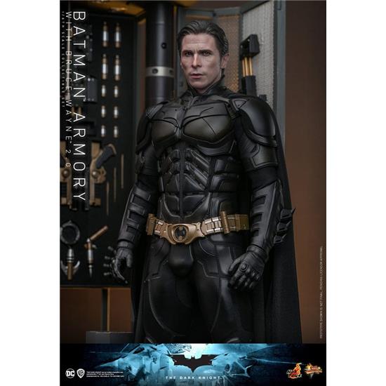 Batman: Batman Armory with Bruce Wayne (2.0) (Dark Knight) Movie Masterpiece Action Figures & Diorama 1/6