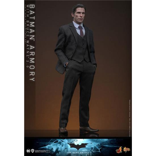 Batman: Batman Armory with Bruce Wayne (2.0) (Dark Knight) Movie Masterpiece Action Figures & Diorama 1/6