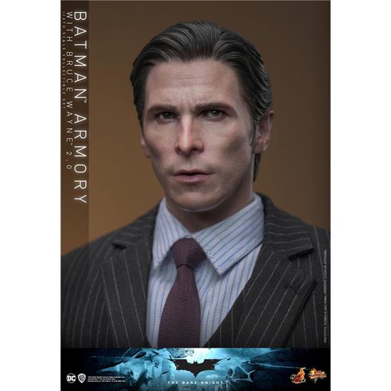 Batman: Batman Armory with Bruce Wayne (2.0) (Dark Knight) Movie Masterpiece Action Figures & Diorama 1/6