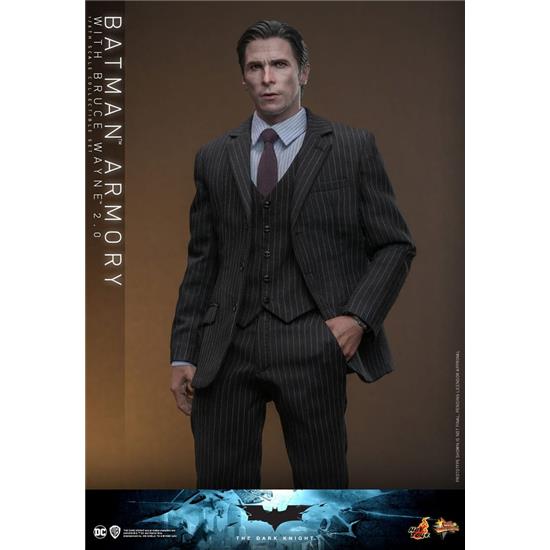 Batman: Batman Armory with Bruce Wayne (2.0) (Dark Knight) Movie Masterpiece Action Figures & Diorama 1/6