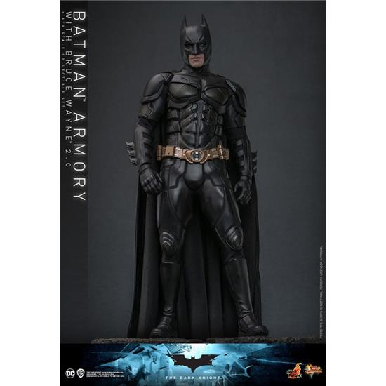 Batman: Batman Armory with Bruce Wayne (2.0) (Dark Knight) Movie Masterpiece Action Figures & Diorama 1/6