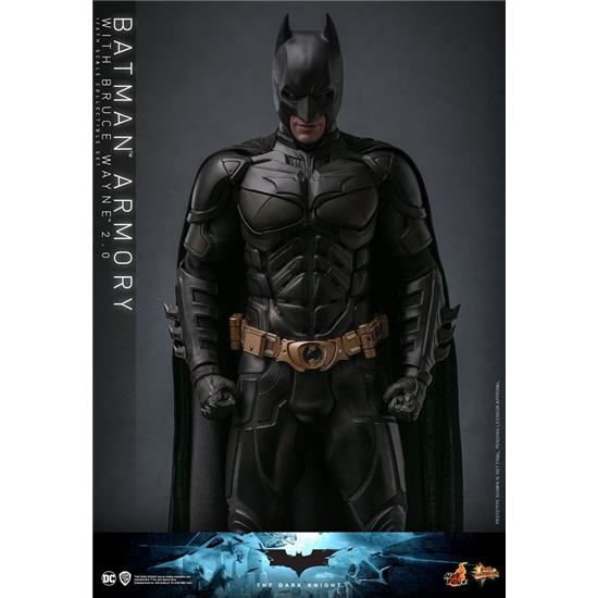 Batman: Batman Armory with Bruce Wayne (2.0) (Dark Knight) Movie Masterpiece Action Figures & Diorama 1/6