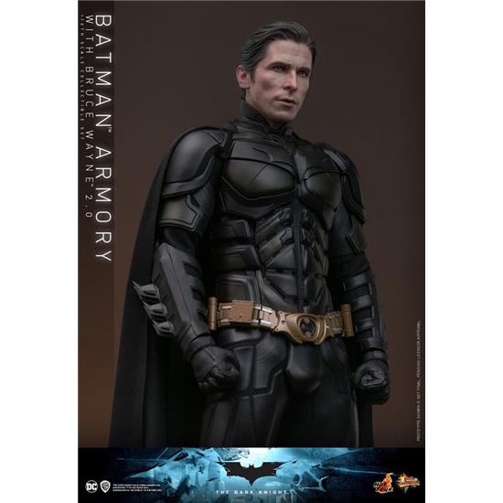 Batman: Batman Armory with Bruce Wayne (2.0) (Dark Knight) Movie Masterpiece Action Figures & Diorama 1/6