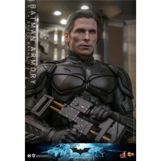 Batman: Batman Armory with Bruce Wayne (2.0) (Dark Knight) Movie Masterpiece Action Figures & Diorama 1/6