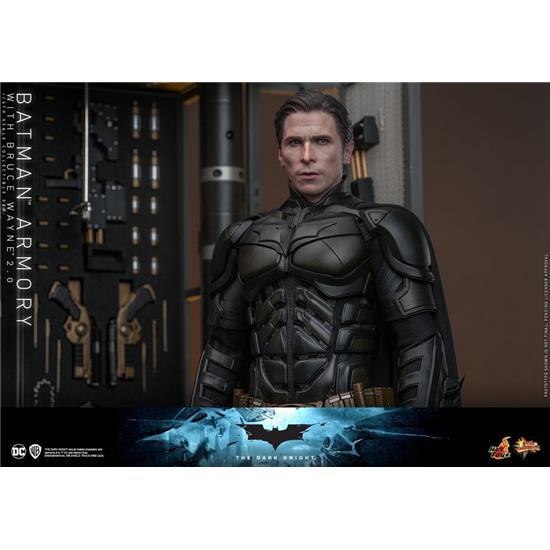 Batman: Batman Armory with Bruce Wayne (2.0) (Dark Knight) Movie Masterpiece Action Figures & Diorama 1/6