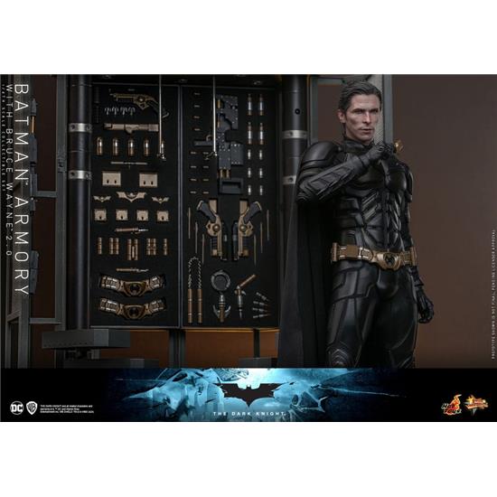 Batman: Batman Armory with Bruce Wayne (2.0) (Dark Knight) Movie Masterpiece Action Figures & Diorama 1/6