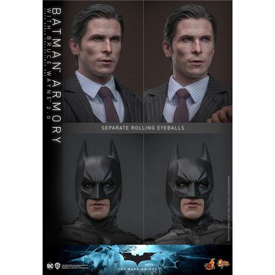 Batman: Batman Armory with Bruce Wayne (2.0) (Dark Knight) Movie Masterpiece Action Figures & Diorama 1/6