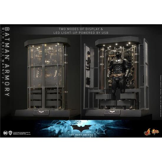 Batman: Batman Armory with Bruce Wayne (2.0) (Dark Knight) Movie Masterpiece Action Figures & Diorama 1/6