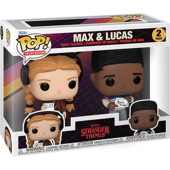 Stranger Things: Max & Lucas POP! Television Vinyl Figurer 2-Pak 