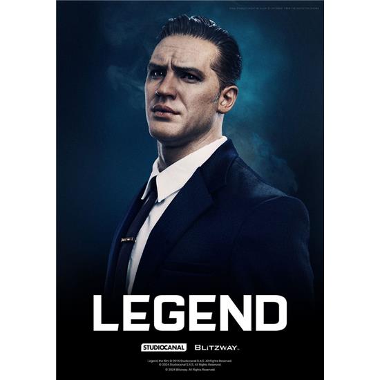 Legend: Reginald Reggie Kray Superb Scale Statue 1/4 53 cm