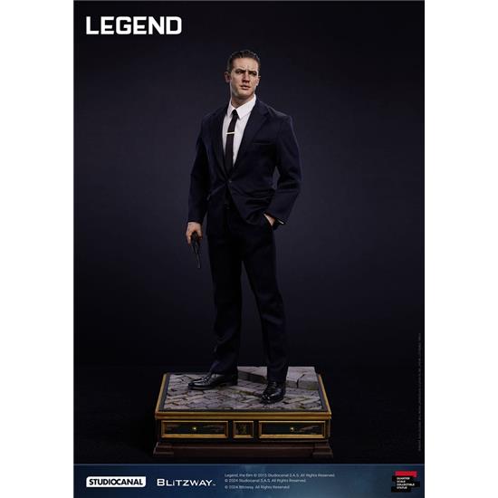 Legend: Reginald Reggie Kray Superb Scale Statue 1/4 53 cm