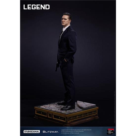 Legend: Reginald Reggie Kray Superb Scale Statue 1/4 53 cm