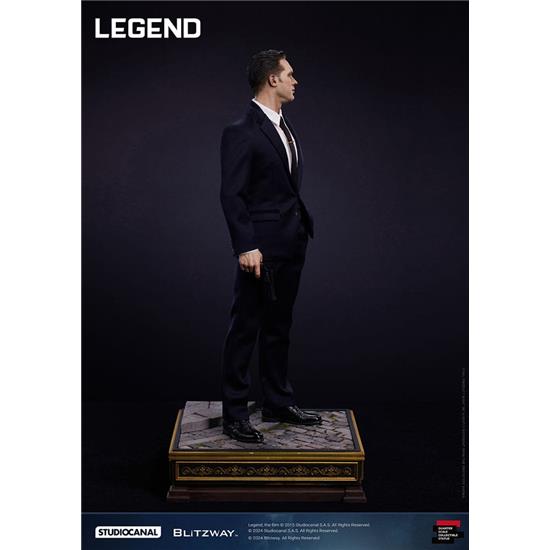 Legend: Reginald Reggie Kray Superb Scale Statue 1/4 53 cm