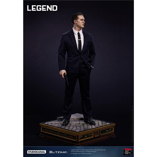 Legend: Reginald Reggie Kray Superb Scale Statue 1/4 53 cm