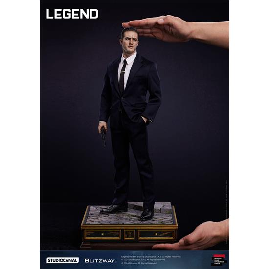 Legend: Reginald Reggie Kray Superb Scale Statue 1/4 53 cm