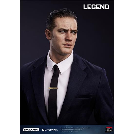 Legend: Reginald Reggie Kray Superb Scale Statue 1/4 53 cm