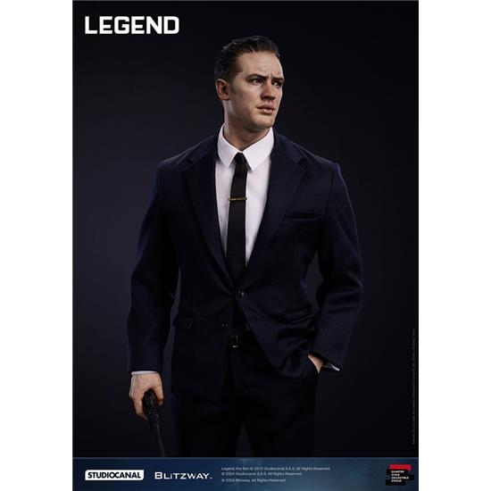 Legend: Reginald Reggie Kray Superb Scale Statue 1/4 53 cm