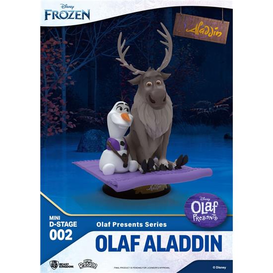 Frost: Olaf Presents Olaf Aladdin D-Stage Diorama 12 cm