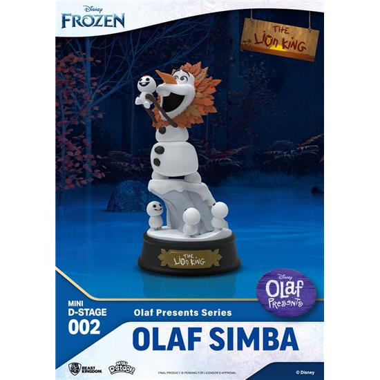 Frost: Olaf Presents Olaf Simba D-Stage Diorama 12 cm