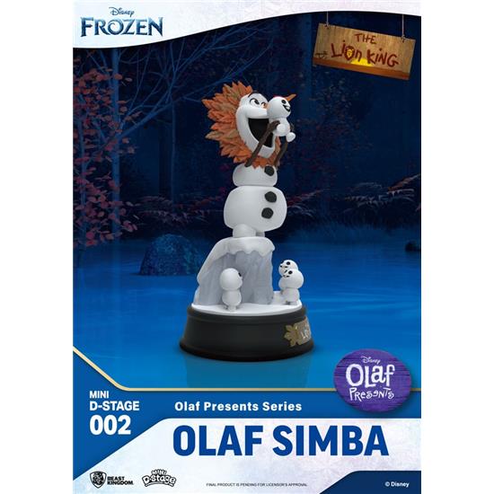 Frost: Olaf Presents Olaf Simba D-Stage Diorama 12 cm