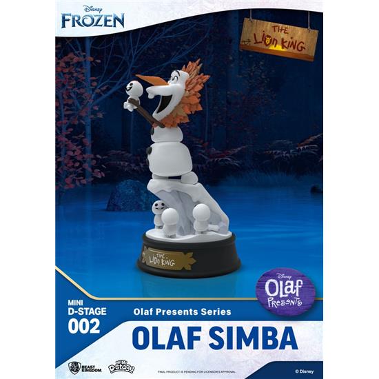 Frost: Olaf Presents Olaf Simba D-Stage Diorama 12 cm