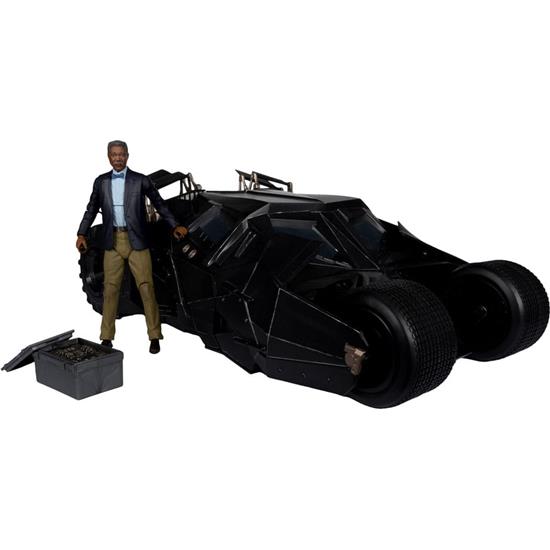 DC Comics: Tumbler with Lucuis Fox (The Dark Knight) (Gold Label) DC Multiverse Vehicle 18 cm