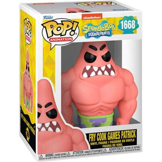 SpongeBob: Patrick w/Muscles POP! Animation Vinyl Figur (#1668)