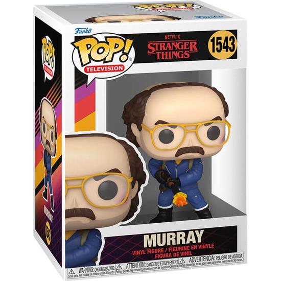 Stranger Things: Murray w/Flamethrower POP! TV Vinyl Figur (#1543)