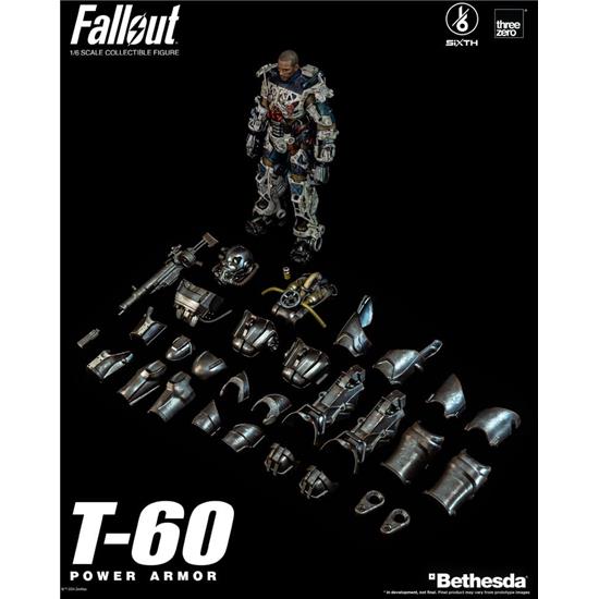 Fallout: T-60 Power Armor FigZero Action Figure 1/6 37 cm