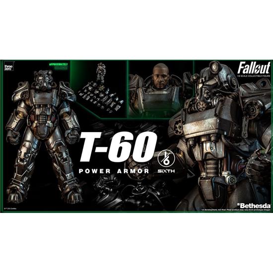 Fallout: T-60 Power Armor FigZero Action Figure 1/6 37 cm