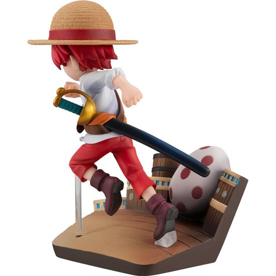 Manga & Anime: Shanks Run! Run! Run! Statue 13 cm