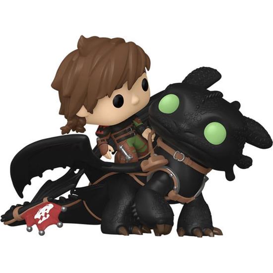 Sådan træner du din drage: Hiccup w/Toothless POP! Rides Deluxe Vinyl Figur (#123)