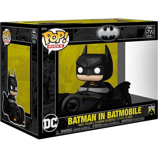 Batman: Batman w/Batmobil POP! Rides Deluxe Vinyl Figur (#522)