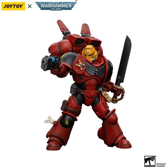 Warhammer: Blood Angels Jump Pack Intercessors Sergeant With Plasma Pistol Action Figure 1/18 12 cm