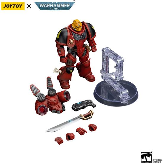 Warhammer: Blood Angels Jump Pack Intercessors Sergeant With Plasma Pistol Action Figure 1/18 12 cm