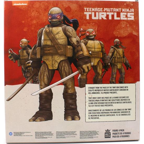 Ninja Turtles: Zombie Turtles (IDW Comics) BST AXN Action Figures 4-Pack 13 cm