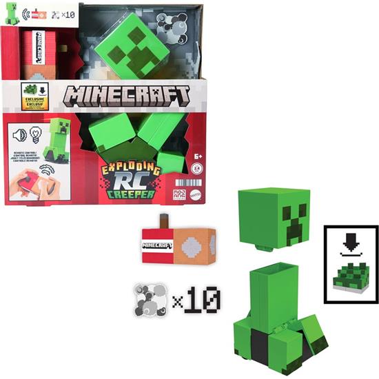 Minecraft: Exploding Creeper RC 25 cm