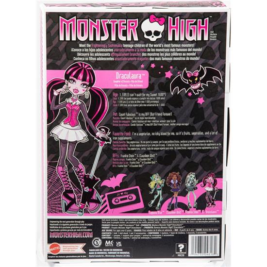 Monster High: Draculaura Dukke 25 cm