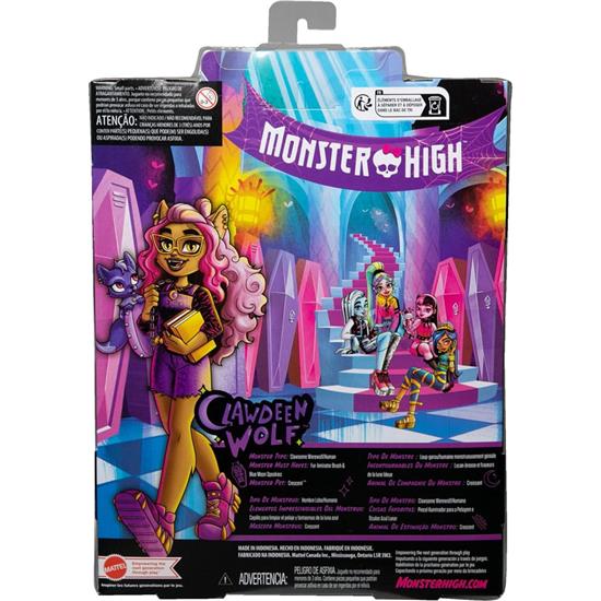 Monster High: Clawdeen Wolf Dukke 25 cm