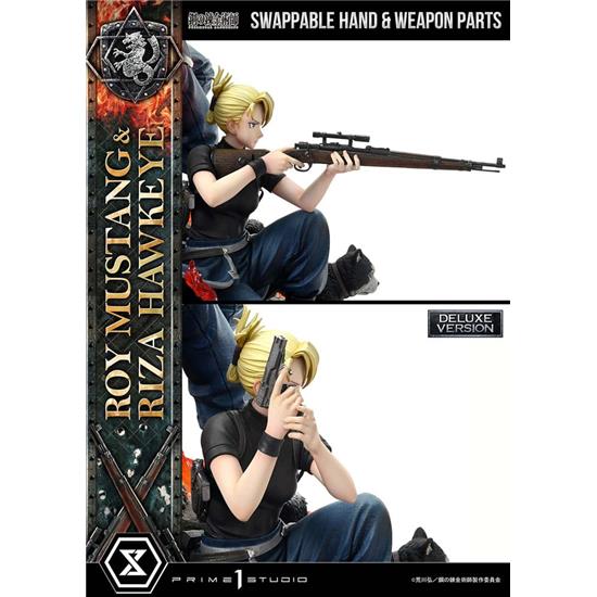 Manga & Anime: Roy Mustang & Riza Hawkeye Deluxe Bonus Version Concept Masterline Statue 1/6 50 cm