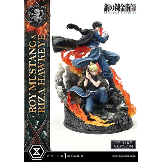 Manga & Anime: Roy Mustang & Riza Hawkeye Deluxe Bonus Version Concept Masterline Statue 1/6 50 cm