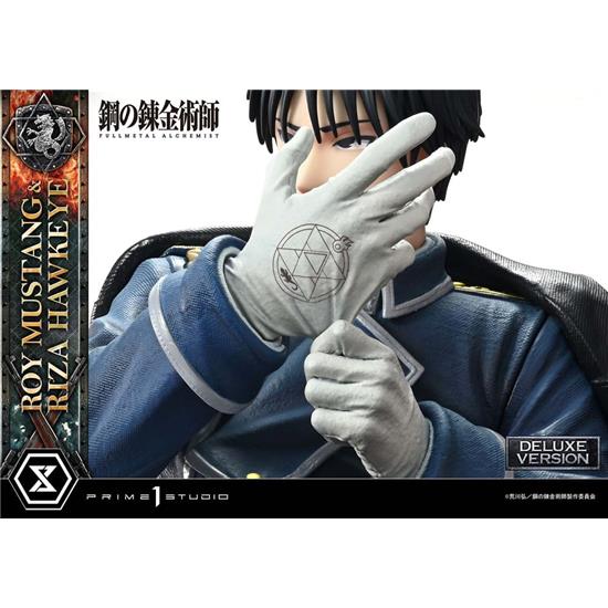 Manga & Anime: Roy Mustang & Riza Hawkeye Deluxe Bonus Version Concept Masterline Statue 1/6 50 cm