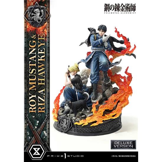 Manga & Anime: Roy Mustang & Riza Hawkeye Deluxe Bonus Version Concept Masterline Statue 1/6 50 cm