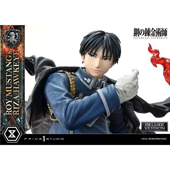 Manga & Anime: Roy Mustang & Riza Hawkeye Deluxe Bonus Version Concept Masterline Statue 1/6 50 cm