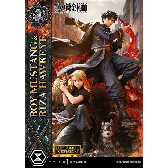 Manga & Anime: Roy Mustang & Riza Hawkeye Deluxe Bonus Version Concept Masterline Statue 1/6 50 cm