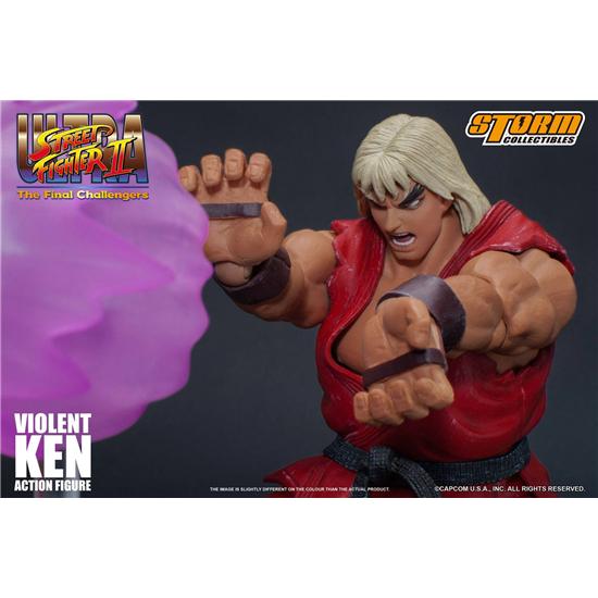 Street Fighter: Ultra Street Fighter II: The Final Challengers Action Figure 1/12 Violent Ken 15 cm