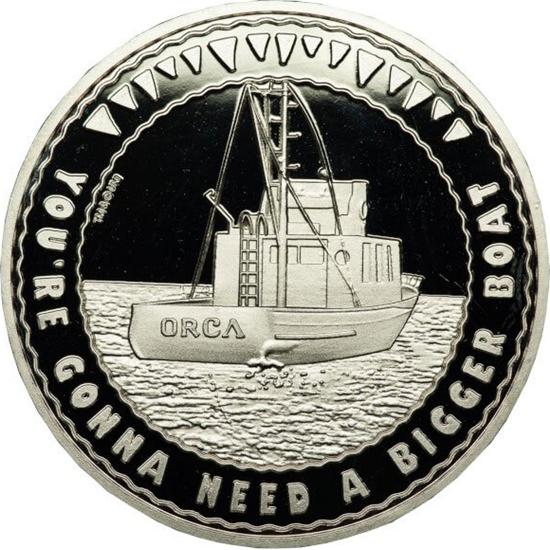 Jaws - Dødens Gab: Jaws Collectable Coin Logo - You